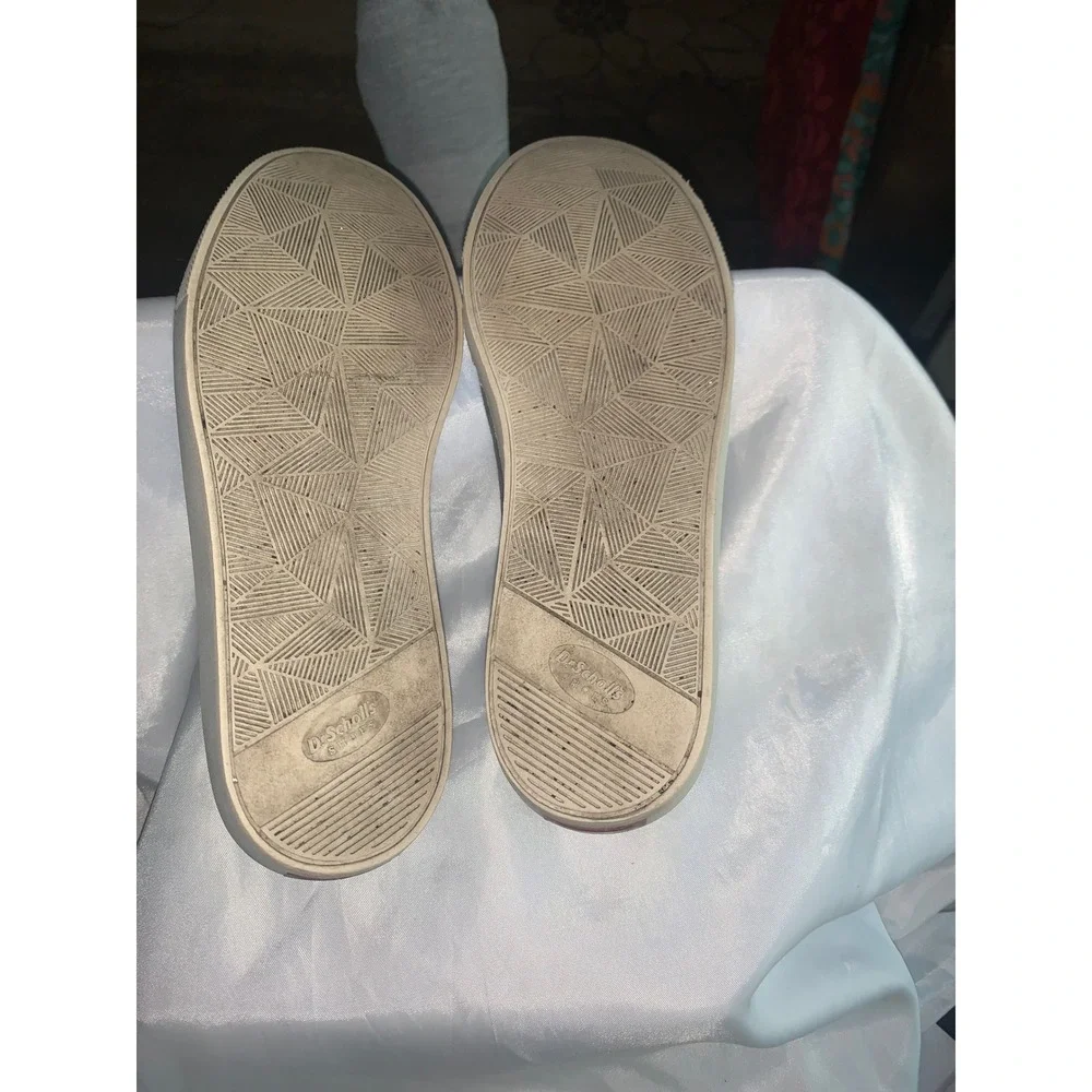 Dr. Scholls No Chill Sneaker Womens 8 Grey Excellent Zip Slip On Platform Shoes